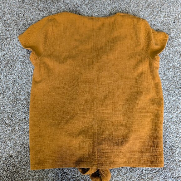 J Crew Front Tie Shirt - Picture 4 of 5